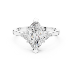 Aurielle Marquise Trillion Diamond Ring