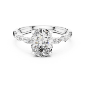 Oval Marquise Diamond Ring