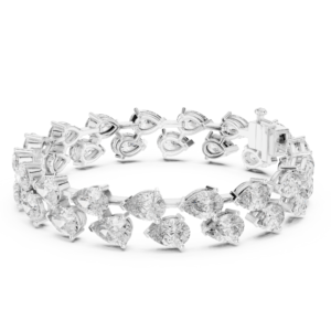 Pear Diamond Tennis Bracelet