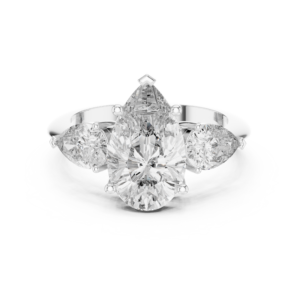 Pear Trilogy Diamond Ring