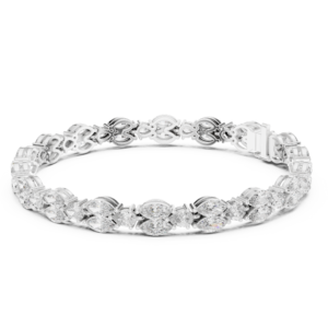 Marquise & Pear Eternity Bracelet