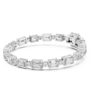 Emerald Elegance Eternity Bracelet