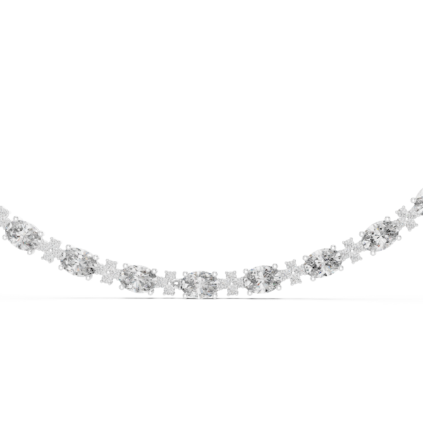 Oval Cascade Necklace