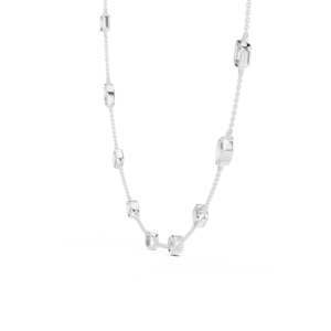 Marquise & Emerald Station Necklace