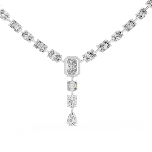 Multi-Shape Statement Necklace